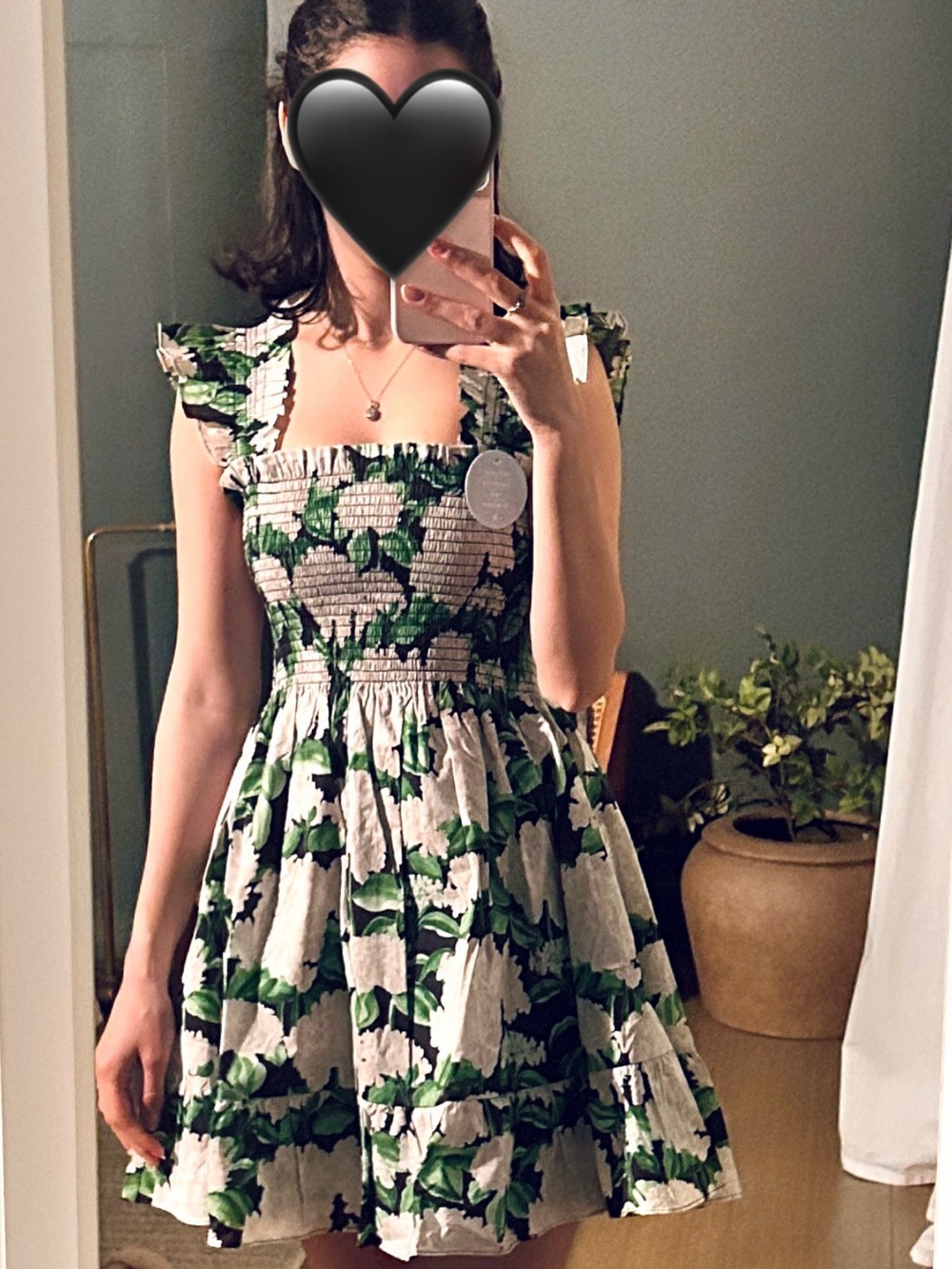 Hill House Home Elizabeth Nap Dress Night Bloom Floral XS NWOT